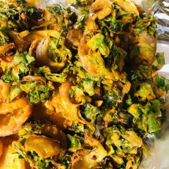 A picture of Crispy karare pakoray.