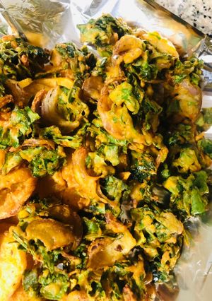 A picture of Crispy karare pakoray.