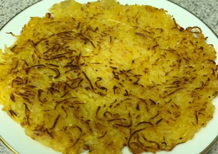 Steps to Make Quick Spaghetti Squash Hash Brown