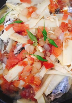 Hình của món Cá Nục Kho Măng.