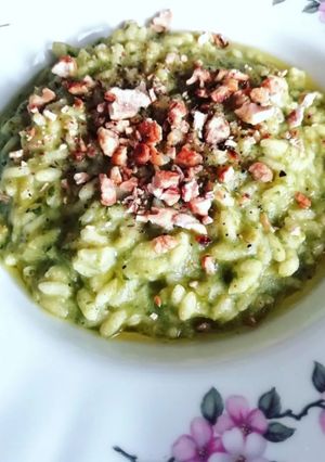 Foto di Risotto cime di rapa e castagne