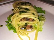 Una foto di tartare di salmone