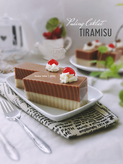 Foto resep Puding Coklat Tiramisu