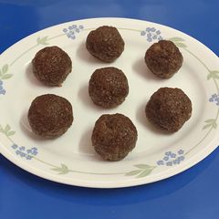 A picture of Aliv ladoo(Garden cress seeds/Halim).
