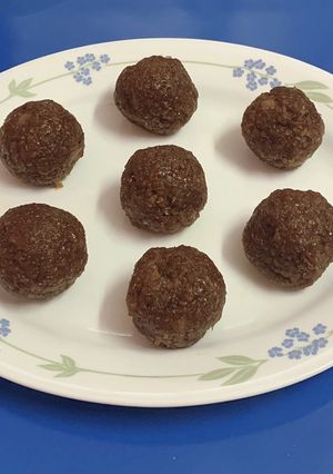A picture of Aliv ladoo(Garden cress seeds/Halim).