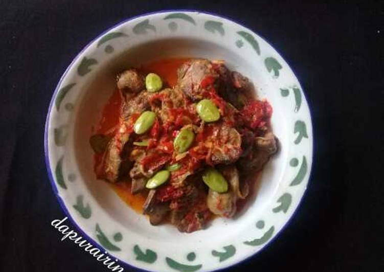 Bumbu Ati Ampela Sambal Bawang | Langkah Membuat Ati Ampela Sambal Bawang Yang Sedap