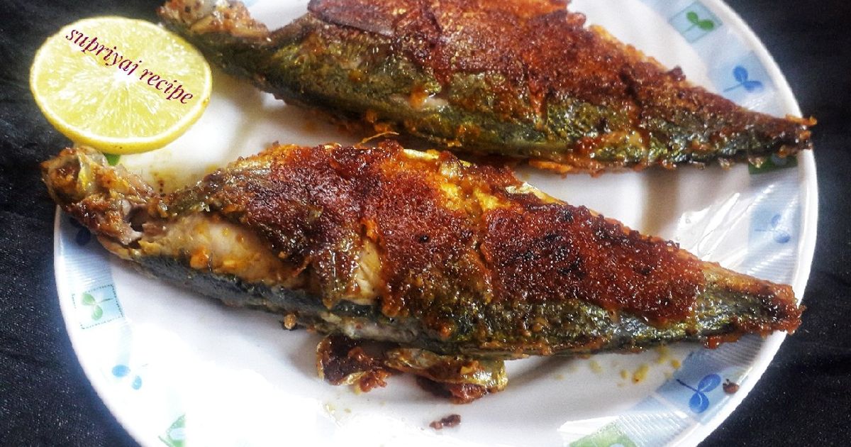 बांगडा तवा फ्राय (Bangada Tawa Fry Recipe In Marathi) रेसिपी Supriya ...