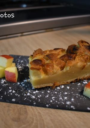 Une photo de Clafoutis à la farine d'épeautre et aux pommes