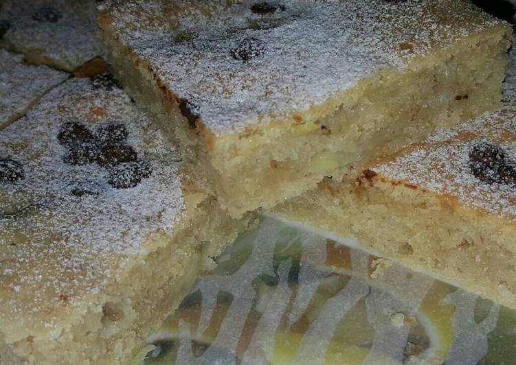 Bizcocho de plátano y coco