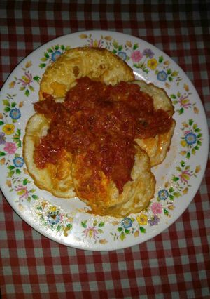 Foto resep Telur mata sapi siram sambalado