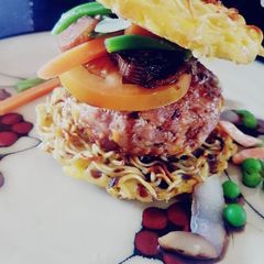 Thai Duck Burger A picture of Thai Duck Burger.