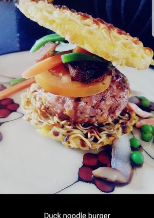 A picture of Thai Duck Burger.