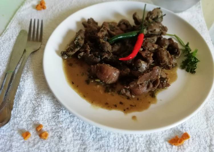 How to Make Award-winning Dominican braised gizzards#gizzardcontenst