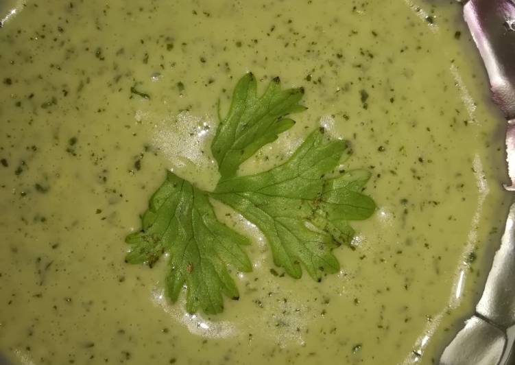 Green chutney mayonnaise
