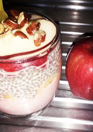 A picture of Chia and Oat Pudding 🍧.