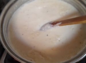 Una foto de Salsa blanca o bechamel