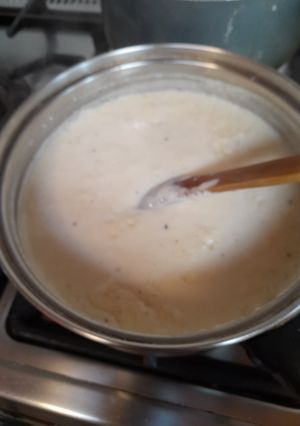 Una foto de Salsa blanca o bechamel