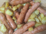 Salchichas con coca-cola