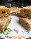 Budín integral de avena y mandarinas con pasas