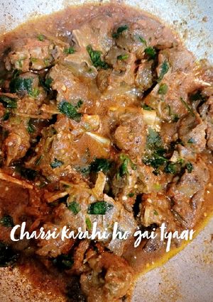 A picture of Charsi karahi.