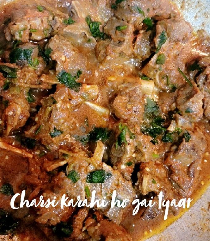 A picture of Charsi karahi.