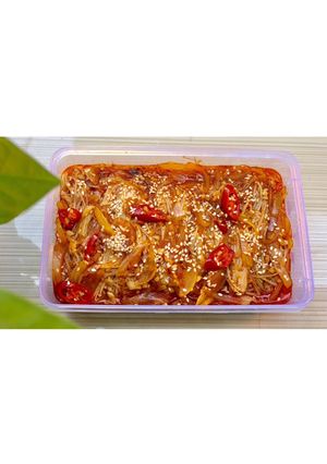 Foto resep [Korean] Spicy enoki mushroom