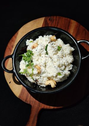 A picture of Curd samak rice.