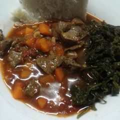 A picture of Liver Stew.