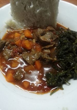 A picture of Liver Stew.