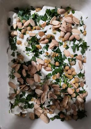 صورة لوصفة فتة حمص