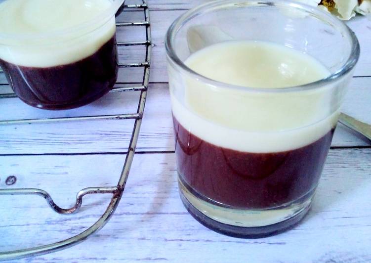 Choco Pudding with Vla (Nutrijell)