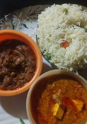 A picture of Vegetables pulao.