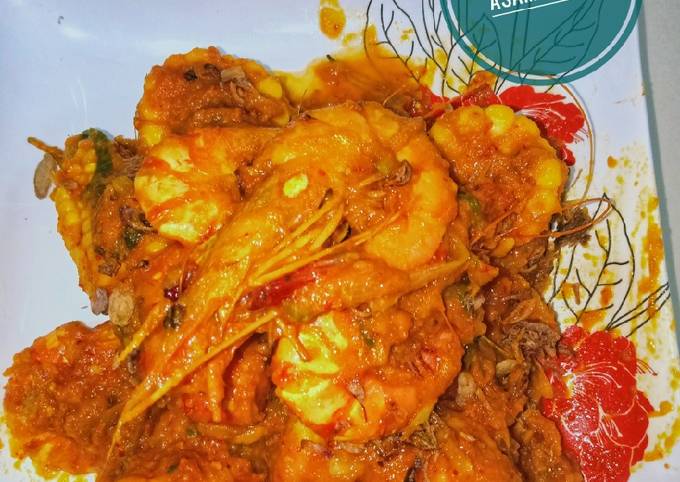 Udang jagung asam manis