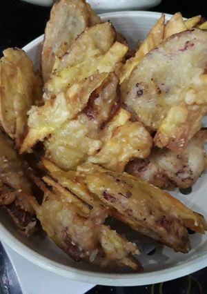 Hình của món Bánh chuối chiên.