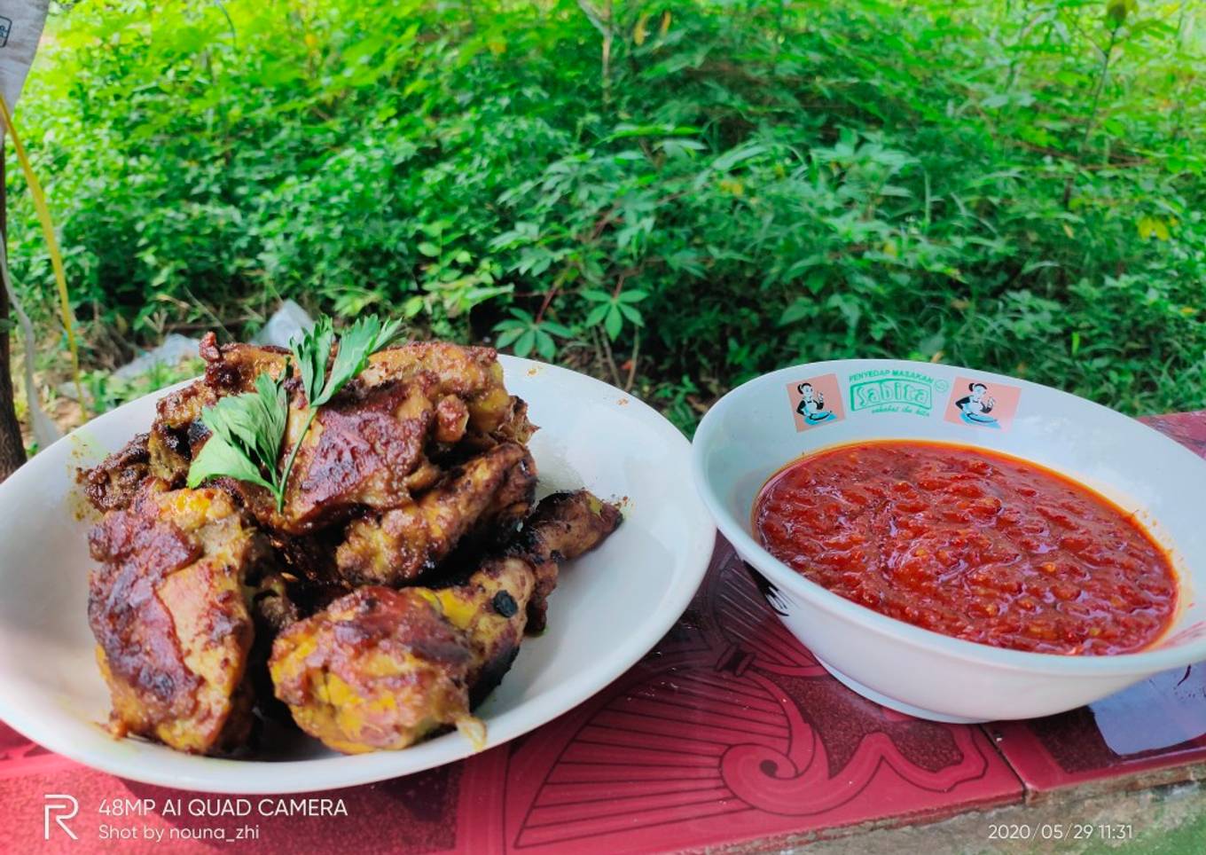 Ayam panggang teplon ala ala