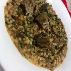 Foto di Fregola sarda ai carciofi💚