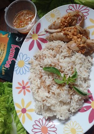 Foto resep Nasi Hainan Ricecooker