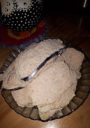 Una foto de Milanesas veganas