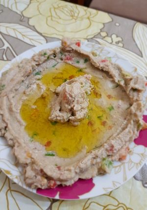 صورة لوصفة باتنجان مدقوق