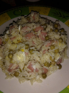 Una foto de Arroz primavera