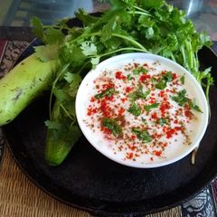 A picture of Lauki raita.
