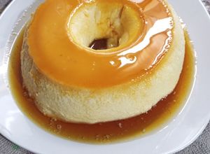 Una foto de Flan