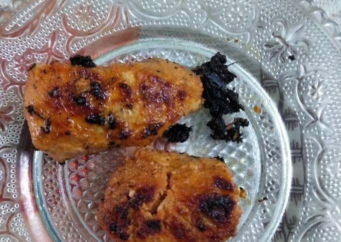 Chicken tikka kebab(in pan)