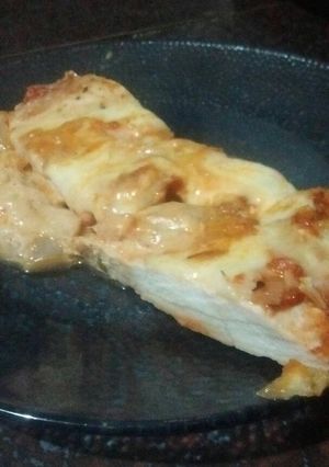 Una foto de Matambre de pollo a la pizza