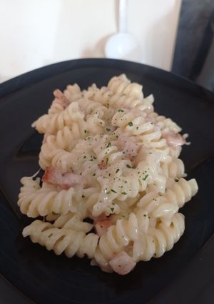 Carbonara egyszerűen, Anita konyhájából recept fotója
