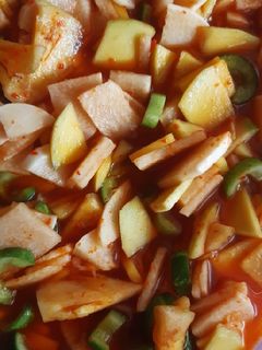 Foto resep Asinan buah kuah jus wortel &Nanas