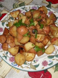 A picture of Dijon Roasted Potatoes.