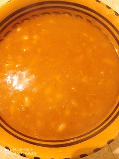 صورة لوصفة لوبيا بمرقة حمراء