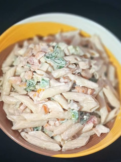 A picture of Macaroni Pasta salad.