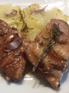 Una foto de Costillas de cerdo asadas